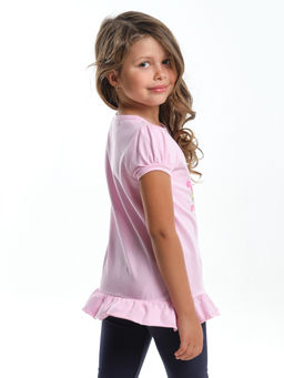 Футболка с принтом UD 4094 розовый - Mini maxi фото 2