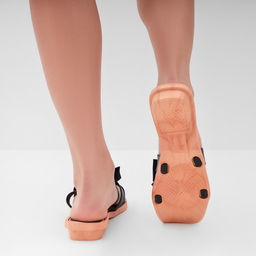 Тапочки женские с открытым носом LoveLife, размер 40-41, чёрные