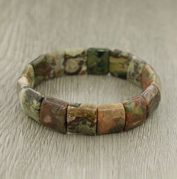 Браслет Ириска яшма пейзажная (Урал) - Agat77 фото 3