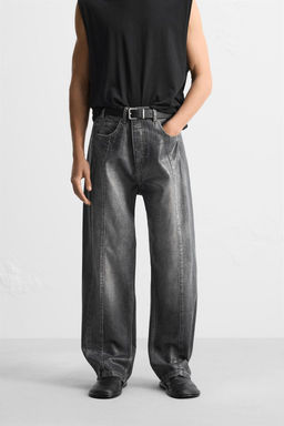WAXED EFFECT JEANS - LIMITED EDITION - Zara фото 2