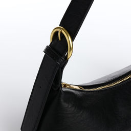 Сумка женская багет на молнии, цвет чёрный - Simaland фото 7