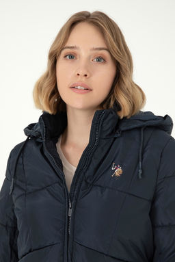 Женское темно-синее пальто - U.s. polo assn фото 2