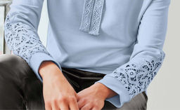 Толстовка, голубая - Linea tesini фото 5