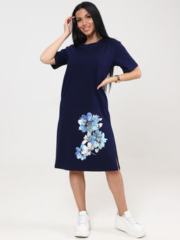 IV-CAPRIZ Антуриум - туника чернильный