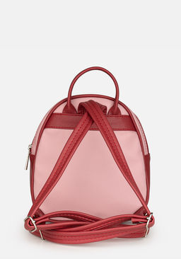 Рюкзак Модель №1466 | кожзам | зернистая | красный розовый | Р831-9 | 32327 - L-craft фото 3