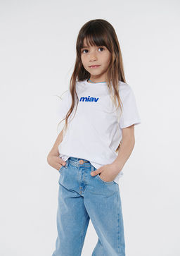 Miav Baskl Beyaz Sweatshirt - Mavi фото 11