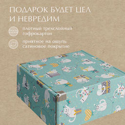 VAL PC-BC-GBk Подарочные коробки - 3шт.: 13*10*4,5, 23*14*7,5, 26*26,5*10см. PARTY CATS, шт - Valiant фото 4