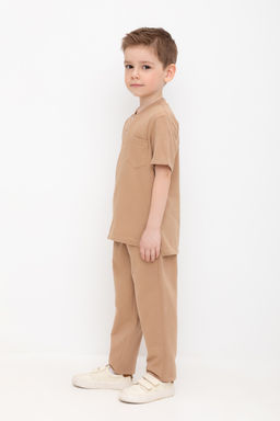 Crockid _ КР 400750/бежевый к514 брюки для мал  фото 4