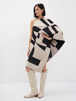 В составе шерсть и кашемир! теплый двусторонний палантин - Tantino фото 4