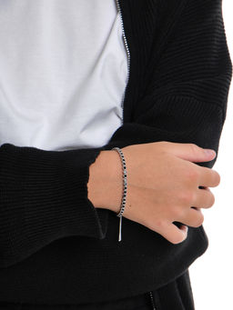 Браслет PW0686 белый/серебро - Mini maxi фото 9