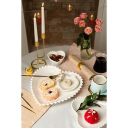 Соусник Magistro Сердце, 260 мл, d=11.5, фарфор, белый