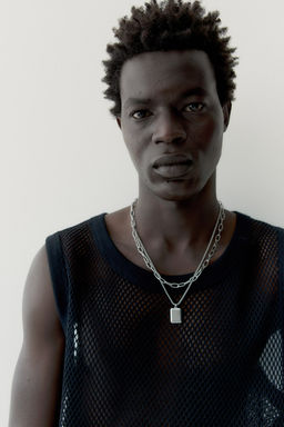 Camiseta sin mangas en malla - H&m фото 2