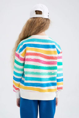 Толстовка с принтом для девочек - Defacto фото 9