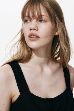 Gathered twill dress - H&m фото 3