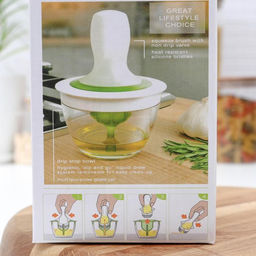 Ёмкость для масла, d=10 см, с кисточкой, стекло, белая - Simaland фото 8