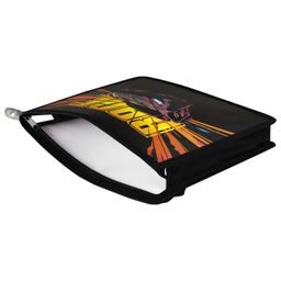 Папка для школьных тетрадей пластиковая Феникс+, арт. 69300/ 12 ГОНКА (полипропилен, формат А5, 23.3x20х6.5 см, 1 отделение (-я), молния, дно с расширением, УФ-печать)