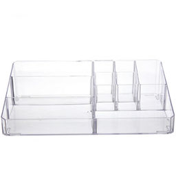 Цена за 2 шт. Органайзер для хранения "ФАНТЭНЕГРО", прозрачный, 9 отделений, 30*18.8*7.6см (коробка)