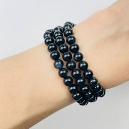 Бусины для украшений из полосатого Агата (60 бусин) - Радуга самоцветов фото 2