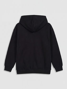 Kap??onlu Be?ikta? Bask?l? Erkek ?ocuk Sweatshirt - Waikiki фото 2
