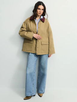 Куртка оверсайз с акцентным воротником ZR2604102209-63 / Zarina  фото 10