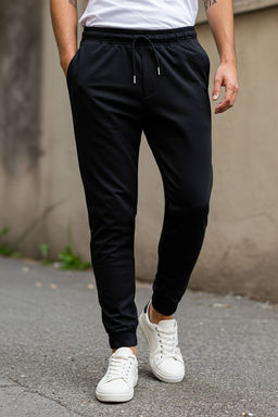 TRENDYOL MAN Siyah Basic Regular/Normal Kesim Lastik Paca Jogger Esofman Alt? TMNSS20EA0053 - Trendyolmilla фото 15