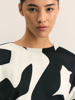 Блузка с абстрактным принтом / Zarina  фото 6