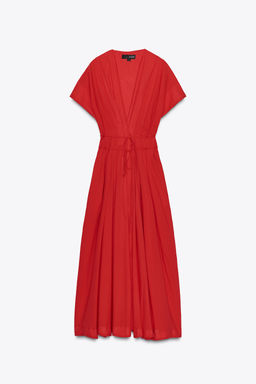ZW COLLECTION MIDI DARTED DRESS - Zara фото 6