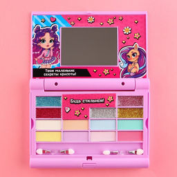 Набор детской косметики «Будь стильной», тени 8 цветов, блеск 11 цветов