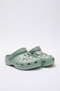 Trendyol Shoes Mint Tokal? Aksesuar Detayl? Hafif Taban Kad?n Eva Sandalet Terlik TAKSS25SD00033 - Trendyolmilla фото 5