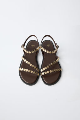 SANDALIA TACHAS / Marr?n - Zara фото 4