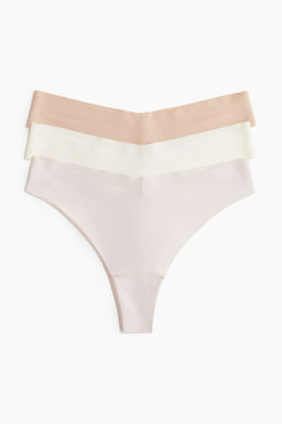 Pack de 3 bragas Brazilian efecto invisible - H&m фото 4