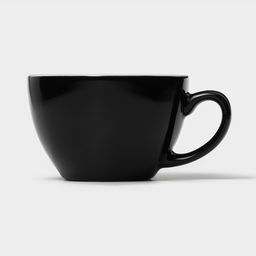 Кофейная пара фарфоровая Magistro Coffee time, 2 предмета: чашка 200 мл, блюдце d=14,5 см, цвет чёрный  фото 5