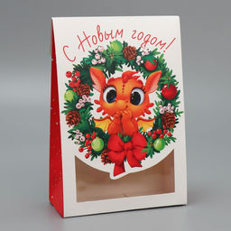 Коробка складная Дракоша, 15 7 22 см