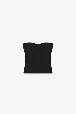 POLYAMIDE BANDEAU TOP - Zara фото 5