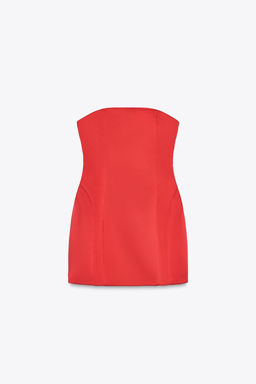 SATIN PLAYSUIT DRESS - Zara фото 5