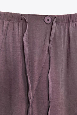 FLOWING CARGO TROUSERS - Zara фото 7