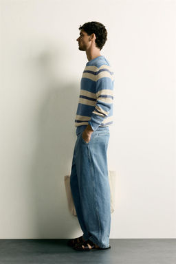 PANTAL?N CHINO DENIM STRAIGHT FIT / Azul claro - Zara фото 4