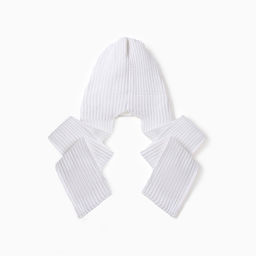 Шапка - шарф MINAKU, размер 56-58, цвет белый