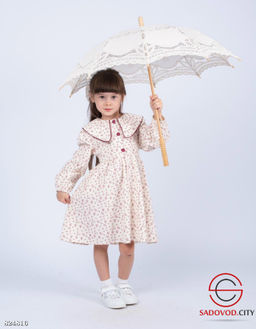 Платье для девочки из микровельвета