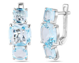 Серьги, топаз, Фавелла