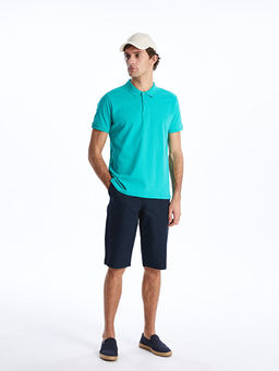 Rahat Kal?p Gabardin Erkek Bermuda ?ort