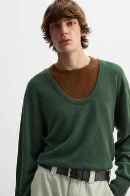 COLOUR BLOCK WOOL SWEATER X HARRY LAMBERT - Zara фото 5