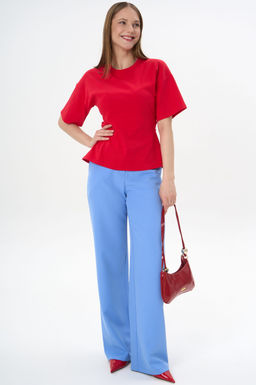 Футболка с завязками Николь (красный) - Эльза фото 3