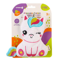Игрушка грелка с вишневыми косточками Крошка Я «Единорог», от 3 мес.
