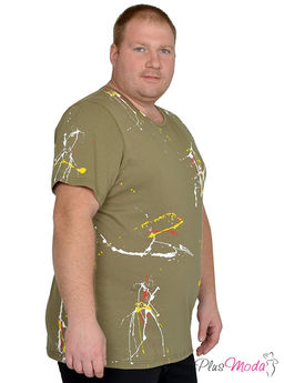 Футболка Модель №1347 размеры 44-84 - Plusmoda фото 3