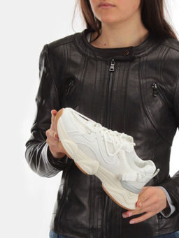 05-6035-7 WHITE Кроссовки женские (искусственные материалы) - No name фото 2