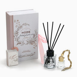 Диффузор ароматический для дома 50 мл. и ароматизатор для машины 10 мл. Be happy, аромат лаванда