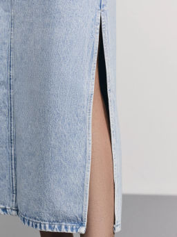 Джинсовая юбка макси / Zarina  фото 5