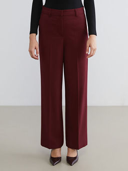 Standart Fit Geni? Pa?a Kad?n Pantolon