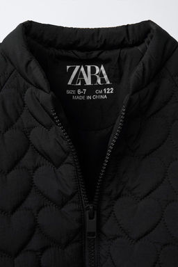 QUILTED BOMBER JACKET WITH HEARTS - Zara фото 6